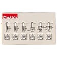 MAKITA - Coffret de 6 fraises MAKITA D-53540 pour défonceuse (queue 8mm) - vignette