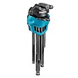 MAKITA - Jeu de 9 clés hexagonales à rotule MAKITA B-65894 - vignette
