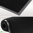 VOUNOT - Tapis de porte paillasson 90x120cm Noir - vignette