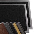 VOUNOT - Lot de 2 Tapis de porte paillasson 40x60cm Noir - vignette