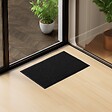 VOUNOT - Lot de 2 Tapis de porte paillasson 40x60cm Noir - vignette