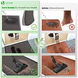 VOUNOT - Lot de 2 Tapis de porte paillasson 60x90cm Anthracite - vignette