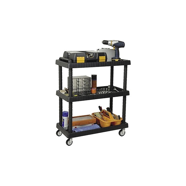 TOPCAR - SODISE - Servante d'atelier 3 plateaux plastiques/résine - 17757 - large