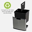 KITCHEN MOVE - Poubelle automatique tri sélectif NARVIK noir 75L - vignette