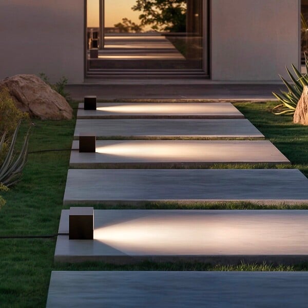 LUMISKY - Borne solaire en aluminium SHOW H12cm - large