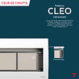 THOMSON - Radiateur électrique fixe à inertie sèche céramique - THOMSON - CLEO 1500W - Thermostat interchangeable - horizontal blanc - NF - vignette