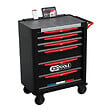 KS TOOLS - Servante d'atelier 6 tiroirs fabriquée en France équipée de 364 outils - KS TOOLS - 824.6364F - vignette