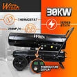 WARM TECH - Canon à chaleur diesel 30 KW avec roues - vignette