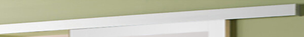 GD MENUISERIES - Rail Alu Avec Cache Rail Couleur Blanc - large