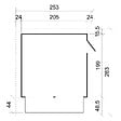 TIMBELA - TIMBELA M149 - Maison de jardin en bois - Grand stand de vendeur avec comptoir - H232 x L263 x l253 cm / 4 m² - vignette