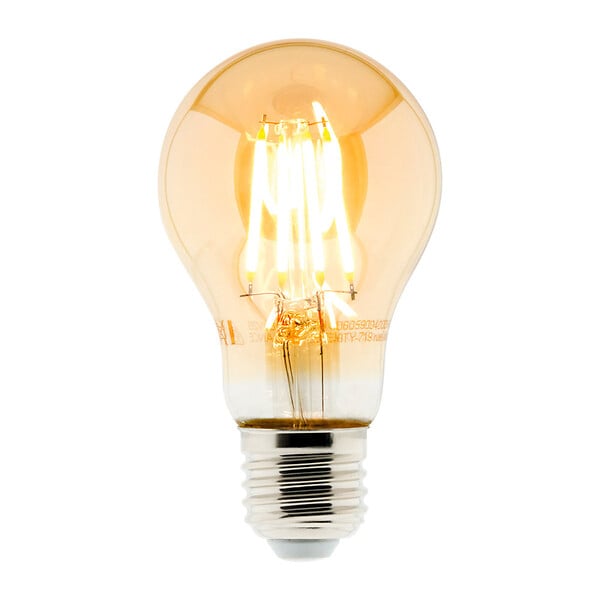 ZENITECH - Lot de 2 ampoules déco filament LED ambrée 4W E27 2500K - Zenitech - large
