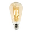 ZENITECH - Lot de 2 ampoules déco filament LED ambrée 4W E27 - Elexity - vignette