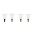 ZENITECH - Lot de 4 ampoules LED Standard 10W E14 2700K - Zenitech - vignette