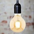ZENITECH - Lot de 2 ampoules déco filament LED ambrée 6W E27 - Elexity - vignette
