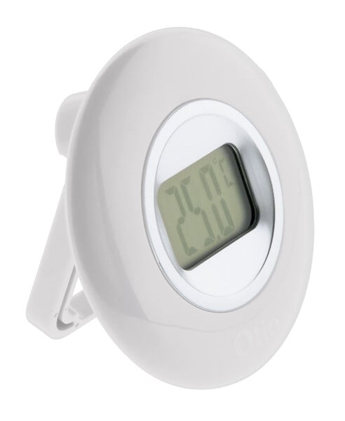OTIO - Lot de 2 thermomètres intérieurs LCD - Blanc - Otio - large
