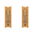OTIO - Lot de 2 thermomètres classiques à alcool - Otio - vignette
