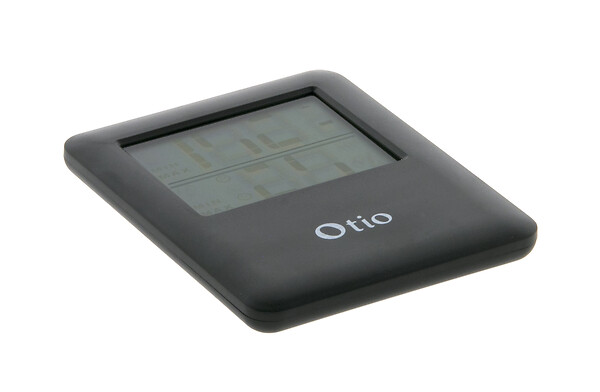OTIO - Lot de 2 thermomètres hygromètres magnétiques LCD - Noir - Otio - large