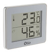OTIO - Lot de 2 thermomètres hygromètres Blanc - écran LCD - Otio - vignette