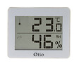 OTIO - Lot de 2 thermomètres hygromètres Blanc - écran LCD - Otio - vignette