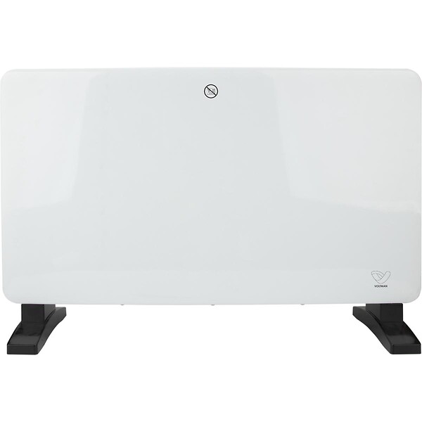 VOLTMAN - Radiateur mobile Turbo Jetwarm 2000W - Blanc et Noir - Voltman - large