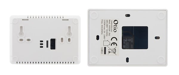 OTIO - Lot de 2 thermostats programmables sans fil - Blanc - Otio - large