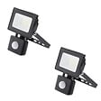 ZENITECH - Lot de 2 projecteurs LED Sensor 10W IP44 6500K - Zenitech - vignette