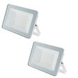 ZENITECH - Lot de 2 projecteurs LED chantier 50W 5000lm IP65 - Blanc - Zenitech - vignette