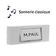 OTIO - Lot de 2 boutons de sonnette filaire avec étiquette porte-nom - Otio - vignette