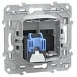 SCHNEIDER ELECTRIC - Prise RJ45 cat.6 STP grade 3 anthracite réseaux VDI - Ovalis - Schneider - vignette