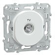 SCHNEIDER ELECTRIC - Prise TV simple encastrée Blanc Ovalis - Schneider - vignette