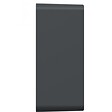 SCHNEIDER ELECTRIC - Boîte saillie 36 mm 1 poste anthracite pour appareillage - Ovalis - Schneider - vignette