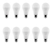 OTIO - 10 ampoules connectées WIFI LED E27 10W RVB complet - Otio - vignette
