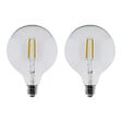 OTIO - 2 ampoules connectées WIFI ronde LED Design G125 E27 7W - Otio - vignette