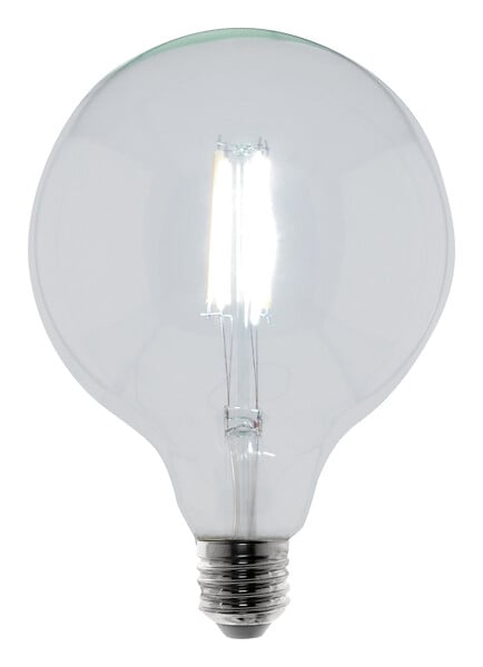 OTIO - 2 ampoules connectées WIFI ronde LED Design G125 E27 7W - Otio - large