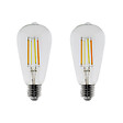 OTIO - 2 ampoules connectées WIFI LED E27 7W - Otio - vignette