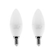 OTIO - 2 ampoules connectées WIFI LED flamme E14 5,5W - Otio - vignette