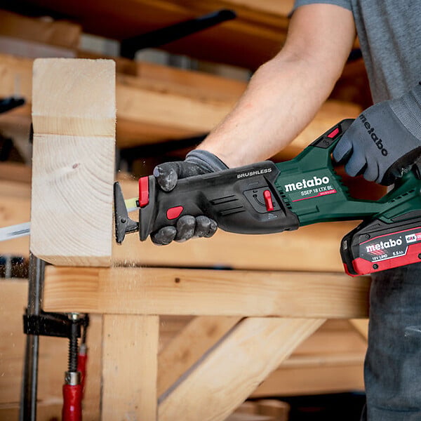 METABO - Scie sabre METABO 32mm 18V SSEP 18 LT BL - Pick+Mix (vendu sans batterie) coffret metaBOX - large