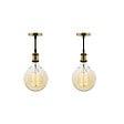 ZENITECH - Lot de 2 kits de suspension vintages métal cuivré - Zenitech - vignette