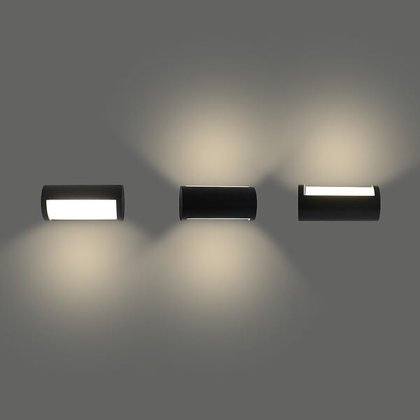 VOLTMAN - Lot de 4 appliques extérieures IP65 1250lm 3000K - Voltman - large