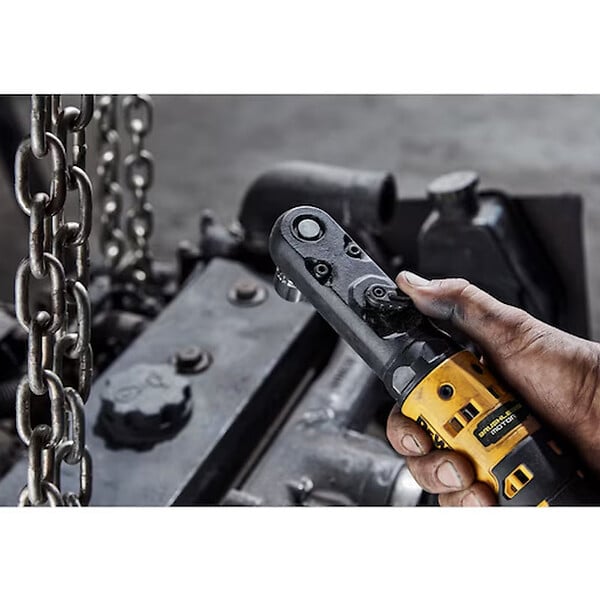 DEWALT - Clé à cliquet DEWALT DCF510E2G-QW XR 18 V 1.7 Ah Li-Ion Brushless à têtes interchangeables - large
