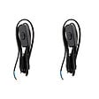 ZENITECH - Lot de 2 cordons + interrupteur luminaire 1,5m - Noir - Zenitech - vignette