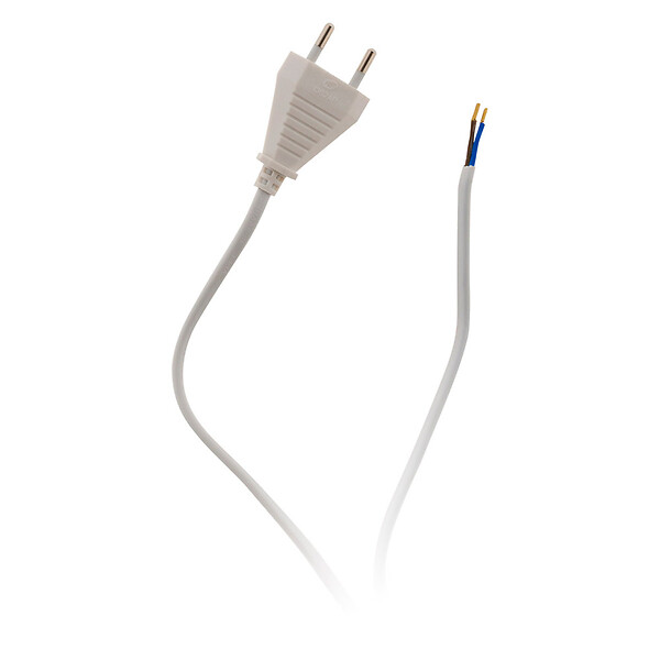 ZENITECH - Lot de 2 cordons + interrupteur luminaire 1,5m - Blanc - Zenitech - large
