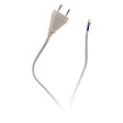 ZENITECH - Lot de 2 cordons + interrupteur luminaire 1,5m - Blanc - Zenitech - vignette