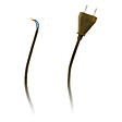 ZENITECH - Lot de 2 cordons + interrupteur luminaire 1,5m - Doré - Zenitech - vignette