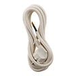 ZENITECH - Lot de 2 cordons d'alimentation + prise 16A - 2m - Blanc - Zenitech - vignette