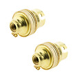 ZENITECH - Lot de 2 douilles B22 laiton bague borne de terre - double - Zenitech - vignette