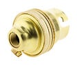 ZENITECH - Lot de 2 douilles B22 laiton bague borne de terre - double - Zenitech - vignette