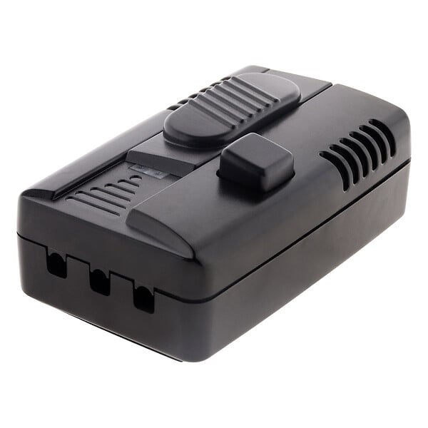 ZENITECH - Lot de 2 variateurs de lumière à pied à câbler LED - Noir - Zenitech - large