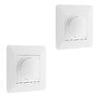 ZENITECH - Lot de 2 variateurs rotatifs compatibles LED - Blanc - Artezo - Zenitech - vignette