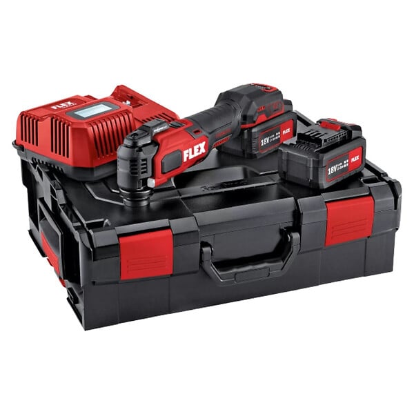 FLEX - Outil multifonction FLEX MT 18.0-EC 18V en L-BOXX® avec 2x2,5Ah + chargeur - large